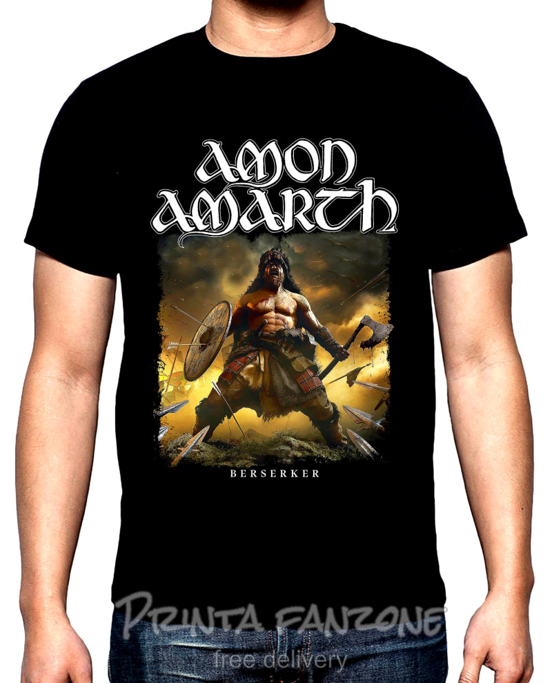 T-SHIRTS Amon Amarth, Berserker, men's  t-shirt, 100% cotton, S to 5XL